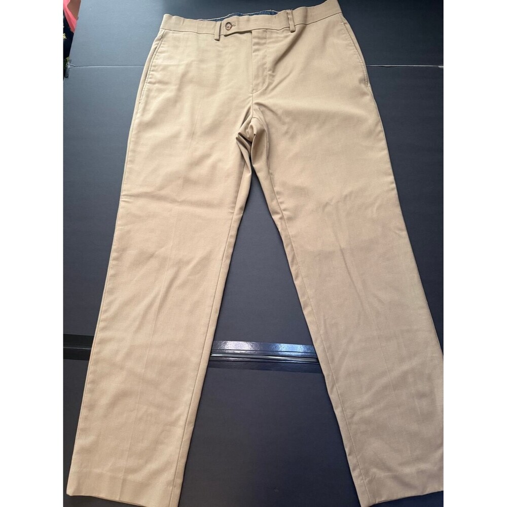 Lauren Ralph Lauren Men’s 32x30 High‑Performance Wool Pants – Tan Khaki